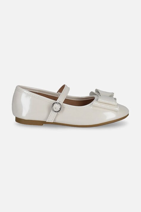 Παιδικές μπαλαρίνες Coccodrillo χρώμα: άσπρο, SHOES GIRL