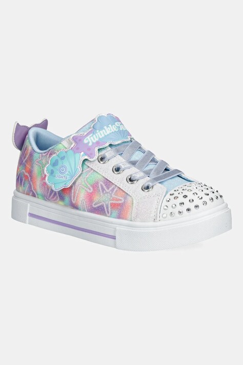 Παιδικά πάνινα παπούτσια Skechers TWINKLE SPARKS - UNDERWATER M χρώμα: πολύχρωμο, 314824L