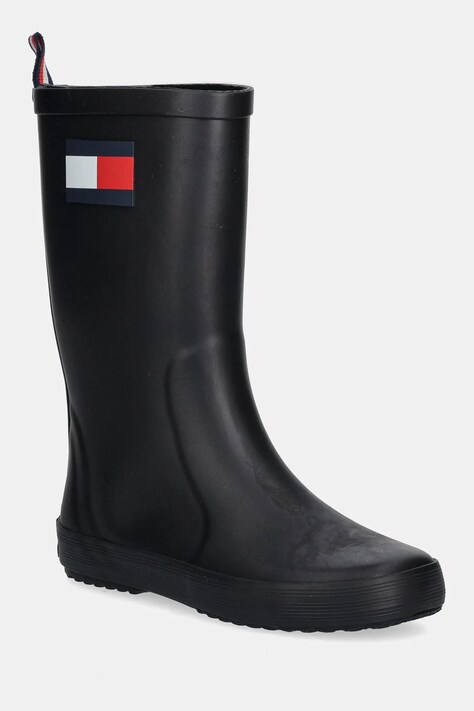 Παιδικά ουέλλινγκτον Tommy Hilfiger χρώμα: μαύρο, T3XC-33923