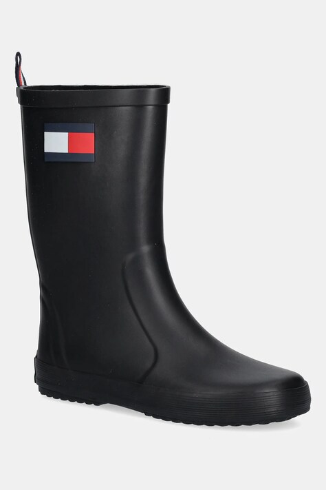 Παιδικά ουέλλινγκτον Tommy Hilfiger χρώμα: μαύρο, T3XC-33923