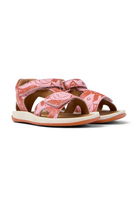 Παιδικά δερμάτινα σανδάλια Camper Bicho TWS FW χρώμα: ροζ, K800580