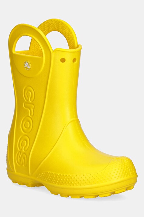 Γαλότσες Crocs HANDLE IT RAIN BOOT KIDS χρώμα: κίτρινο, 211052