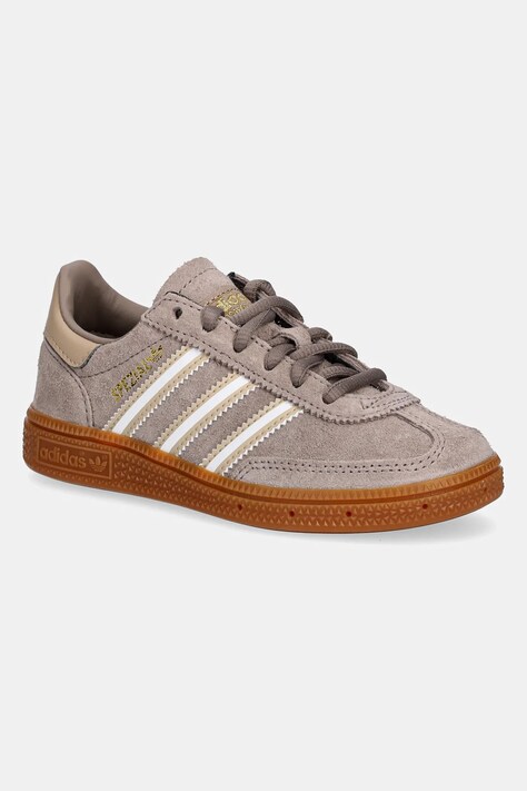 Παιδικά sneakers σουέτ adidas Originals HANDBALL SPEZIAL χρώμα: καφέ, JI0457