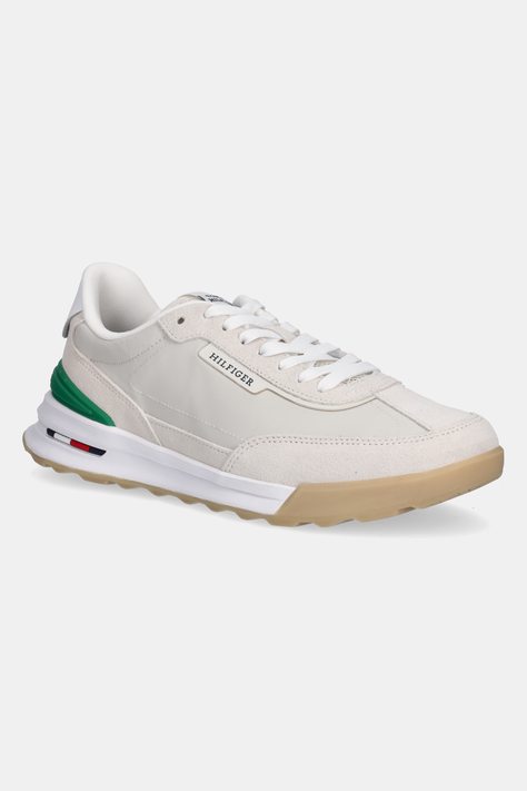 Αθλητικά Tommy Hilfiger RETRO RUNNER SEASONAL χρώμα: μπεζ, FM0FM05425