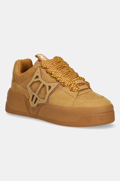 Nubuck sneakers Naked Wolfe Kosa χρώμα: καφέ, Kosa Wheat