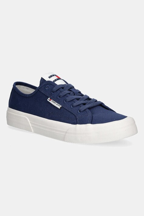 Πάνινα παπούτσια Tommy Jeans  LACE UP CANVAS COLOR χρώμα: ναυτικό μπλε, EM0EM01543