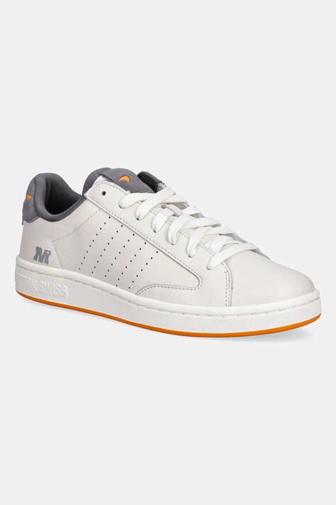 Δερμάτινα αθλητικά παπούτσια K-Swiss LOZAN KLUB X MCLAREN χρώμα: άσπρο, 04415.104.M