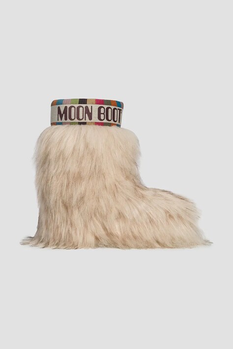Μπότες χιονιού Moon Boot MB ICON YETI MID χρώμα: μπεζ, 80D1409600 L001