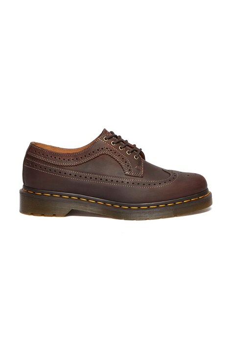 Δερμάτινα κλειστά παπούτσια Dr. Martens 3989 YS χρώμα: καφέ, DM40553201