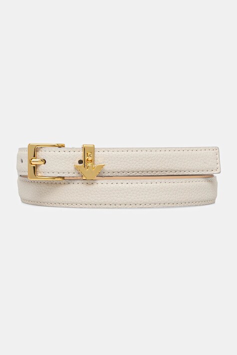 Ζώνη Emporio Armani χρώμα: μπεζ, EW002024 AF16228