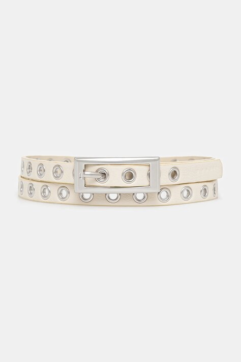 Ζώνη Sisley χρώμα: μπεζ, 6GYWWL02W