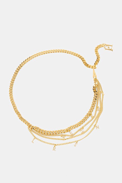 Ζώνη Elisabetta Franchi χρώμα: χρυσαφί, CT16A52E2