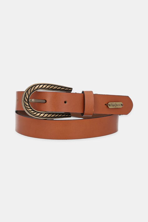 Ζώνη Pepe Jeans CAMILA BELT χρώμα: καφέ, PL020863