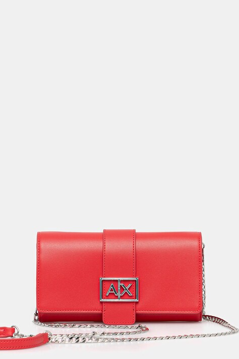 Τσάντα Armani Exchange χρώμα: κόκκινο, XW000358 AF12039