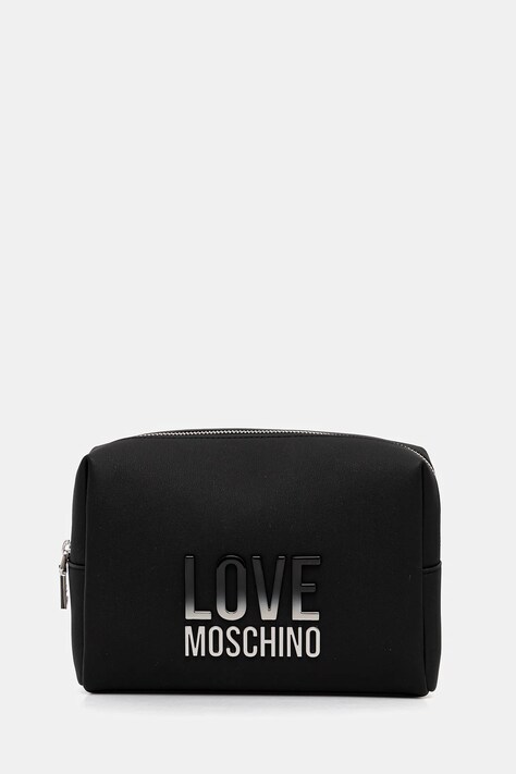 Νεσεσέρ καλλυντικών Love Moschino χρώμα: μαύρο, JC5314PP0MKD000B