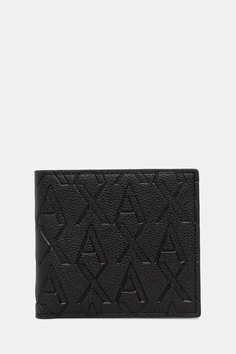 Πορτοφόλι Armani Exchange χρώμα: μαύρο, XM000167 AF12133