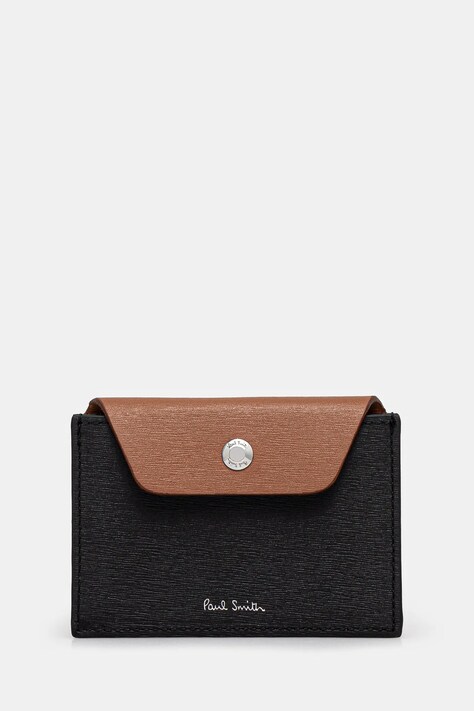 Θήκη για κάρτες Paul Smith χρώμα: μαύρο, M1A-6343-PSTRGS