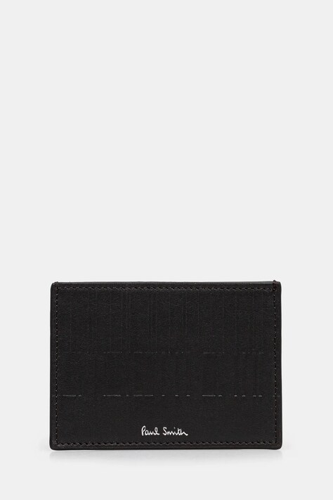 Θήκη για κάρτες Paul Smith χρώμα: μαύρο, M1A-7629-PEMBOS
