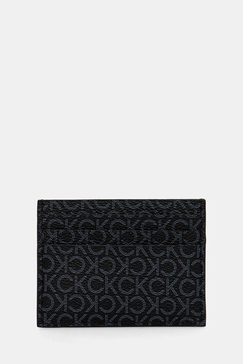 Θήκη για κάρτες Calvin Klein χρώμα: μαύρο, K50K512851