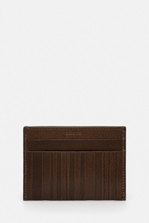 Θήκη για κάρτες Paul Smith χρώμα: καφέ, M1A-8113-PSTFOE