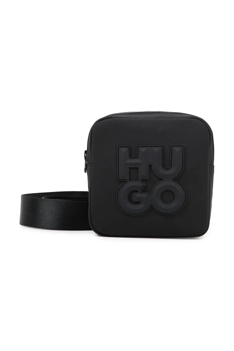 Παιδικό τσαντάκι HUGO χρώμα: μαύρο, G00323