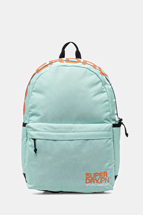 Σακίδιο πλάτης Superdry χρώμα: τιρκουάζ, W9110397A-2MD