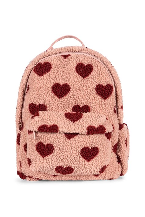 Παιδικό σακίδιο Konges Sløjd JODY TEDDY BACKPACK GRS χρώμα: ροζ, KS102604