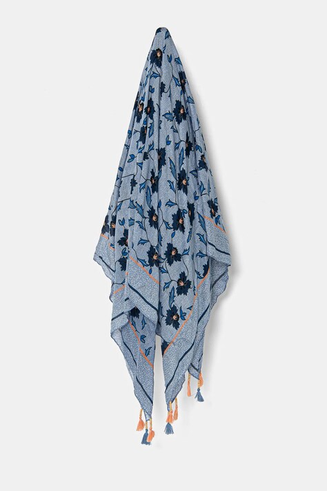 Σάλι Pepe Jeans YOLET SCARF χρώμα: μπλε, PL110706