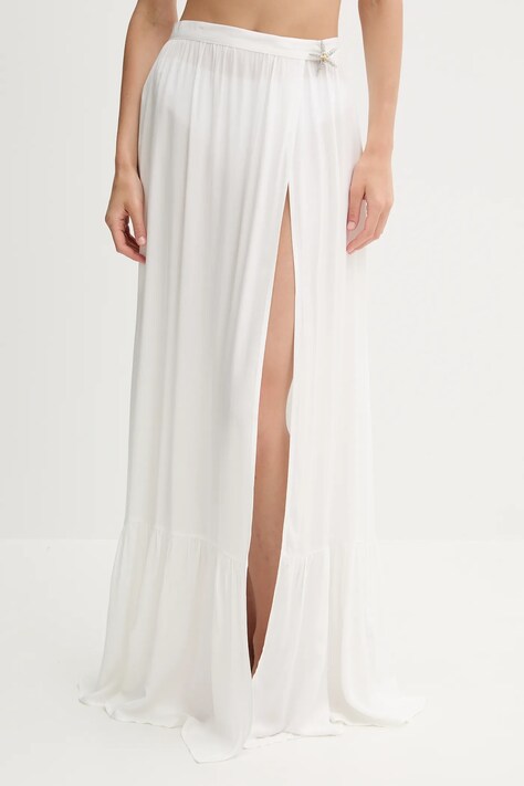Φούστα παραλίας Guess χρώμα: άσπρο, E5GD05 WH3X2