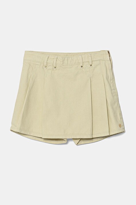 Παιδική τζιν φούστα Guess χρώμα: μπεζ, J5GD31 WH6L0