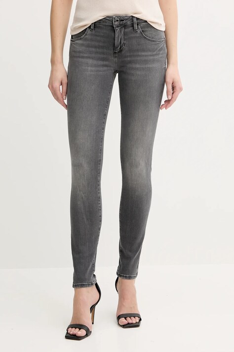 Τζιν παντελόνι Guess ANNETTE χρώμα: γκρι, W2YA99 D4PZ2