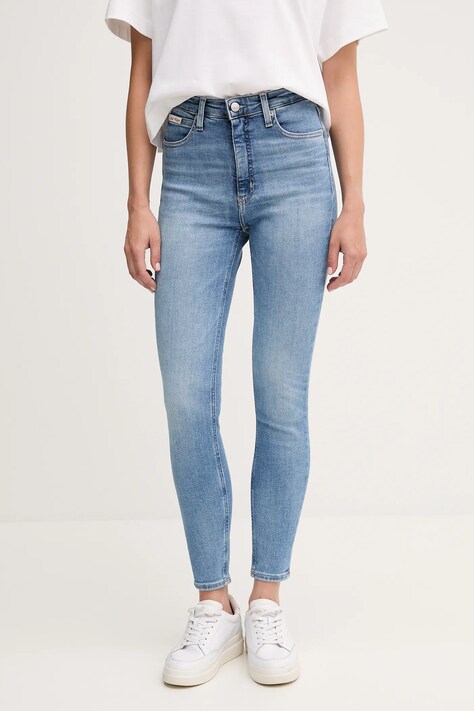 Τζιν παντελόνι Calvin Klein Jeans χρώμα: μπλε, J20J225144