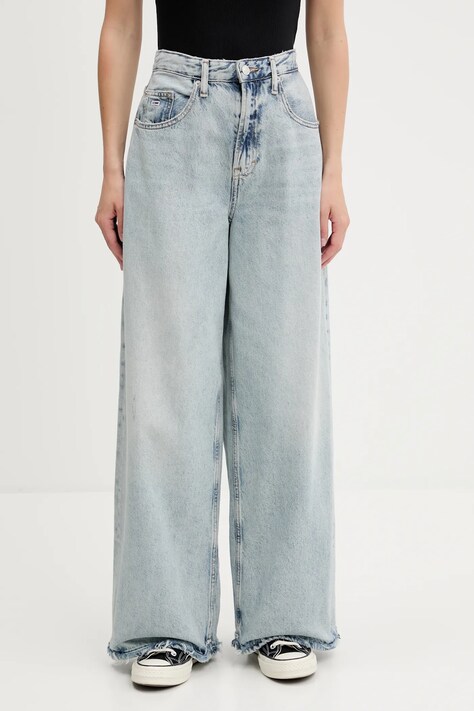 Τζιν παντελόνι Tommy Jeans χρώμα: μπλε, DW0DW20015