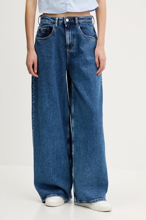 Τζιν παντελόνι Tommy Jeans χρώμα: μπλε, DW0DW20063