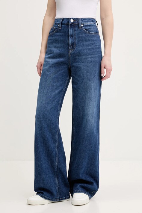 Τζιν παντελόνι Tommy Jeans χρώμα: ναυτικό μπλε, DW0DW20582