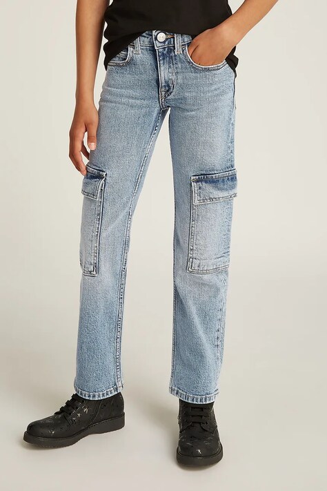 Παιδικά τζιν Calvin Klein Jeans MR STRAIGHT IG0IG02705