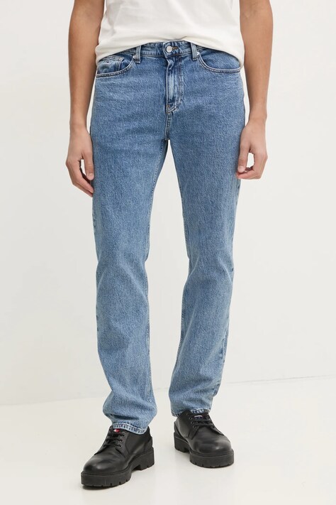 Τζιν παντελόνι Tommy Jeans χρώμα: μπλε, DM0DM21073