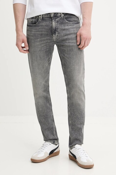 Τζιν παντελόνι Tommy Jeans χρώμα: γκρι, DM0DM21853