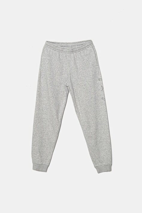 Βαμβακερό παντελόνι Puma ESS LOGO LAB Execution Sweatpants TR χρώμα: γκρι, 685790