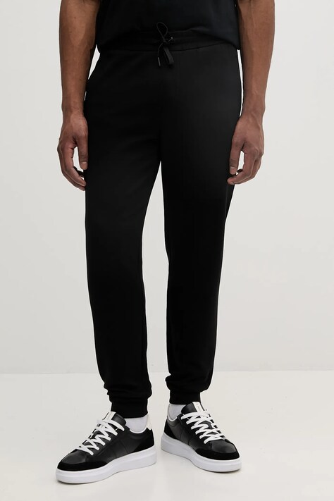 Παντελόνι φόρμας Armani Exchange χρώμα: μαύρο, XM000373 AF10818