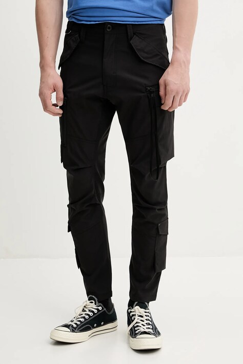 Παντελόνι G-Star Raw χρώμα: μαύρο, D26174-D909