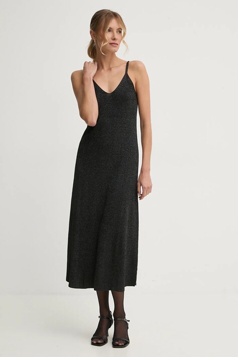 Φόρεμα Pepe Jeans NOELIA χρώμα: μαύρο, PL953643