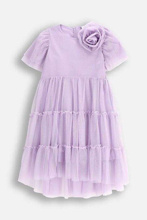 Φόρεμα Coccodrillo χρώμα: μοβ, ELEGANT JUNIOR GIRL