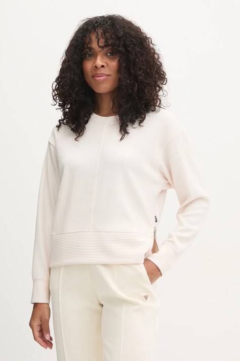 Μπλούζα Dkny χρώμα: μπεζ, DP5T9569