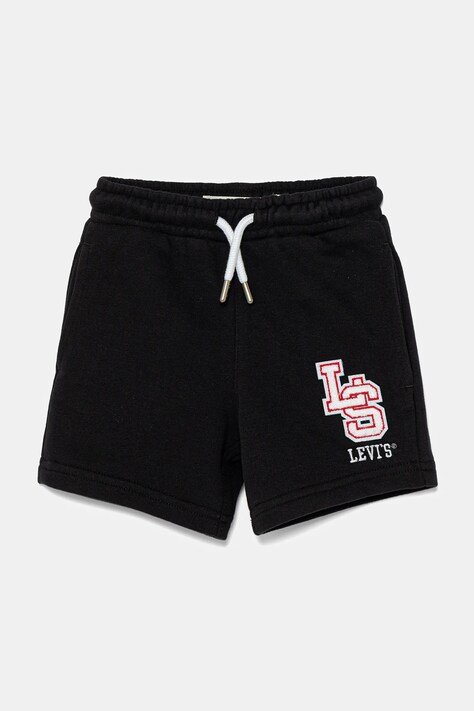 Παιδικό σορτς Levi's MONOGRAM SHORTS χρώμα: μαύρο, 8EM368