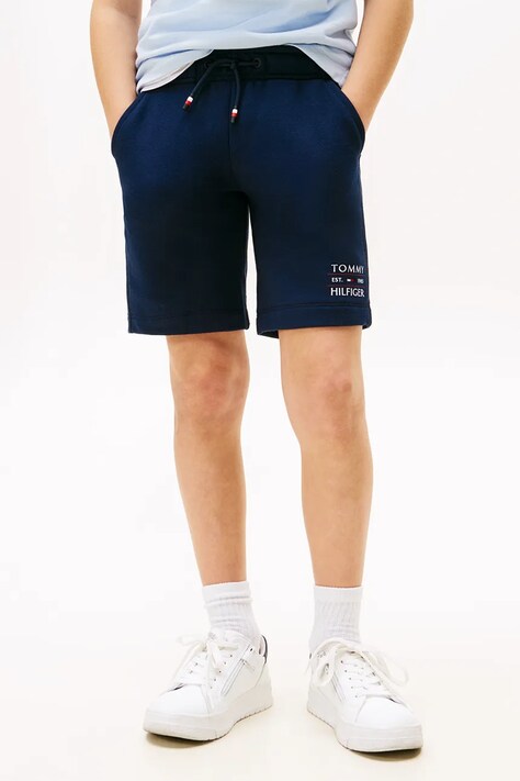 Παιδικό σορτς Tommy Hilfiger χρώμα: ναυτικό μπλε, KB0KB09481