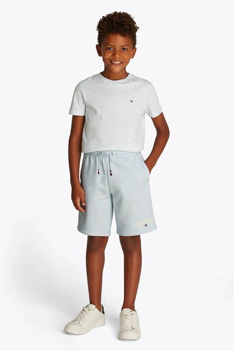 Βαμβακερό σορτσάκι Tommy Hilfiger χρώμα: μπλε, KB0KB09496