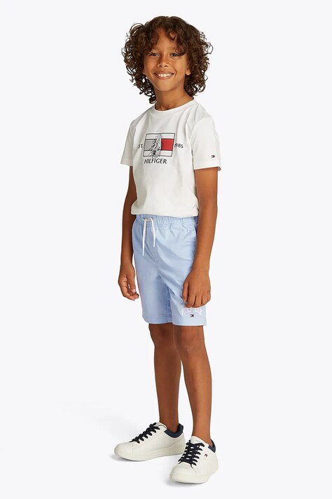 Σορτς Tommy Hilfiger χρώμα: μπλε, KB0KB09642