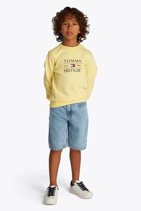 Σορτς Tommy Hilfiger χρώμα: μπλε, KB0KB09674