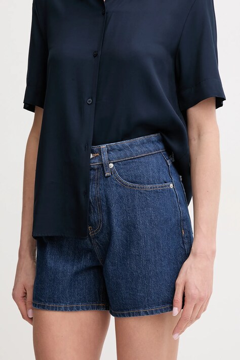 Τζιν σορτς Tommy Hilfiger χρώμα: μπλε, WW0WW44385